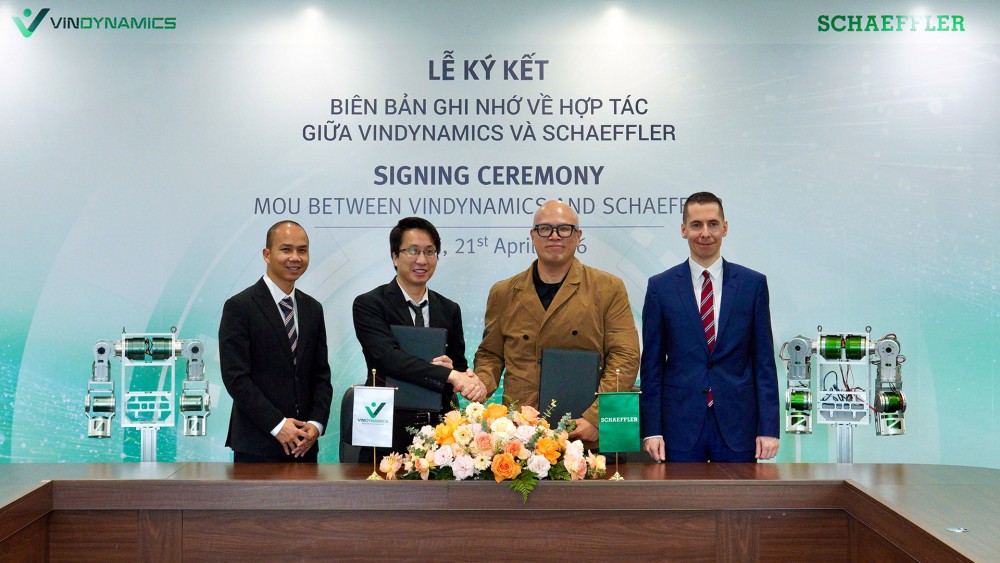 MOU signing by Schaeffler and VinDynamics