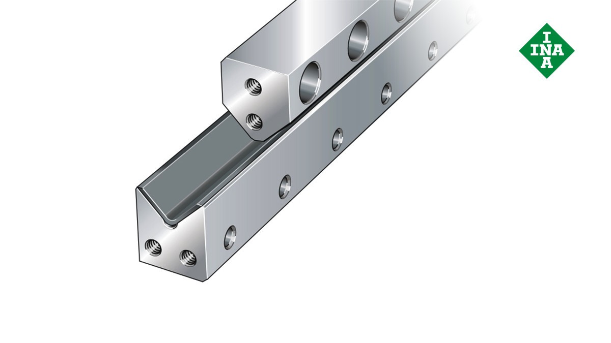 Schaeffler linear guides: M guideways with plain sliding layer and V guideways