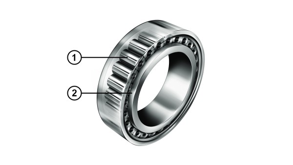 INA cylindrical roller bearings with optimized rib contact